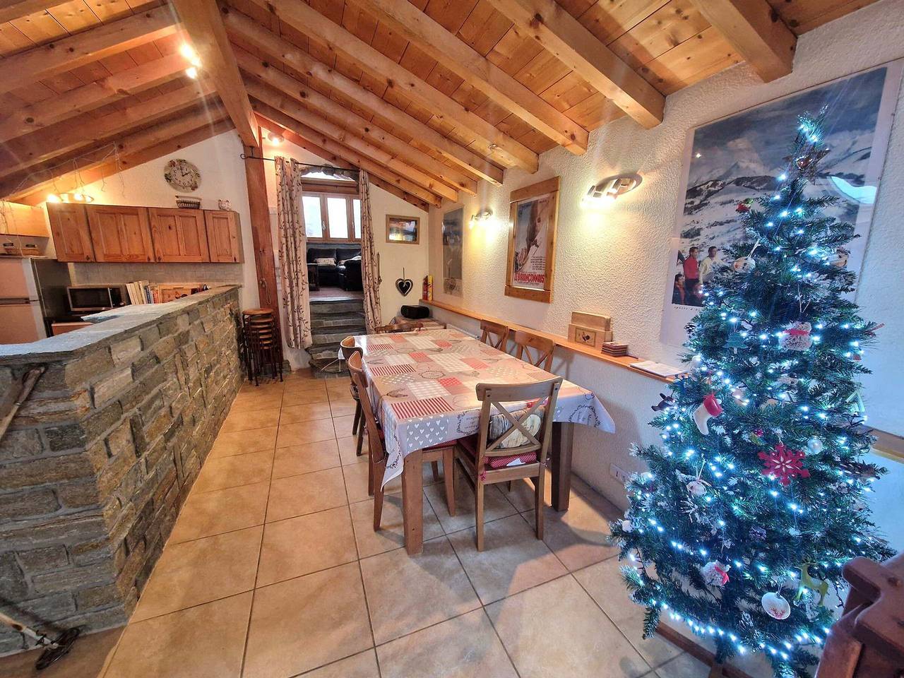 Chalet rénové et original, 8 pers., Valfréjus in Valfréjus, Modane