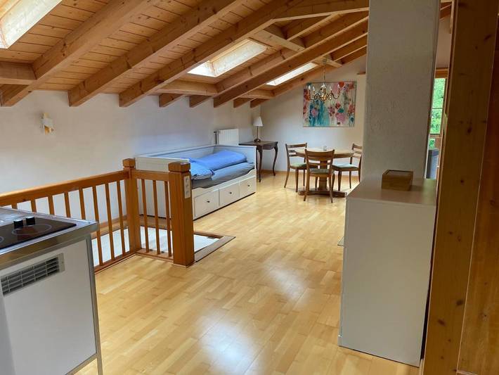 Ferienwohnung für 6 Personen, mit Balkon und Terrasse sowie Garten und Ausblick in Thun - 3