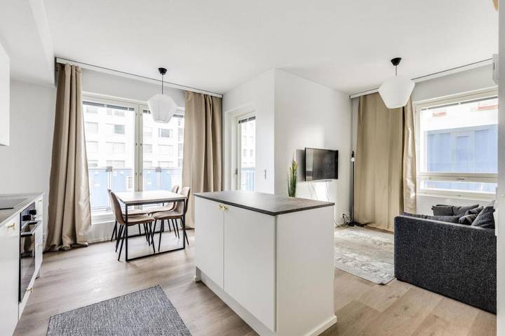 Apartament wakacyjny dla 5 osób, z balkon w Turku