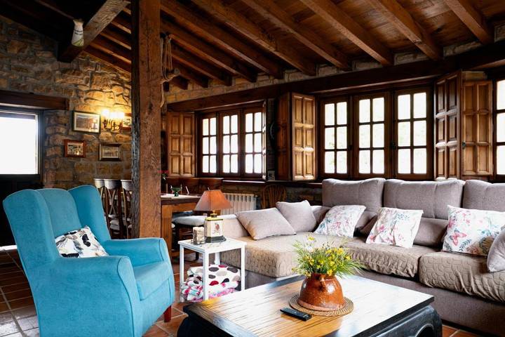 Casa de vacaciones para 9 personas, con jacuzzi y jardín en Valle del Nansa - 3