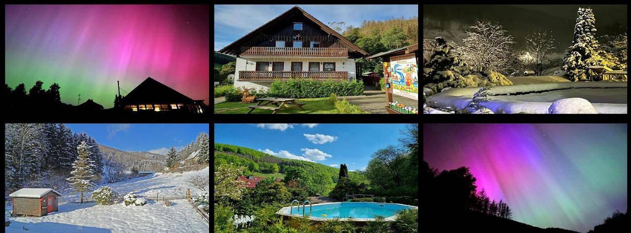 Ferienhaus für 24 Personen, mit Garten und Pool sowie Sauna, kinderfreundlich in Herzberg am Harz