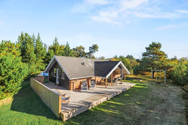 Ferienhaus für 6 Personen, mit Balkon/Terrasse und Whirlpool sowie Sauna in Filsø See