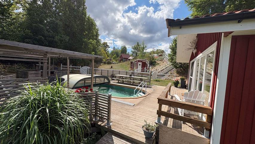 Vara Hemma – Ferienhaus mit Sauna und beheiztem Pool in Blekinge in Schwedische Ostsee