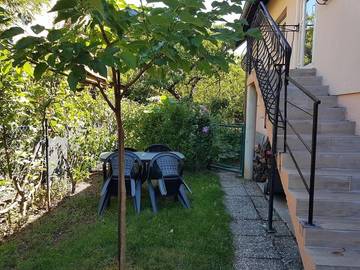 Gîte pour 3 personnes, avec jardin à Ungersheim