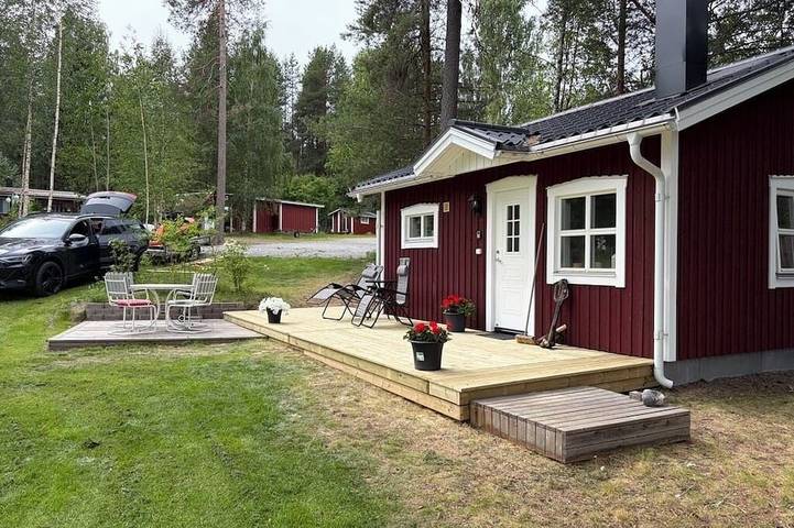 Blockhütte für 3 Personen, mit Garten und Terrasse, mit Haustier - 1
