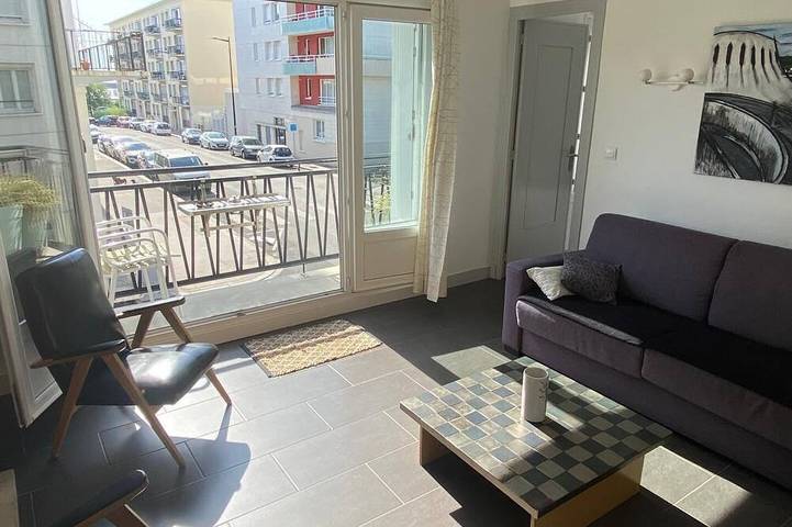 Gîte pour 6 personnes, avec balcon à Le Havre