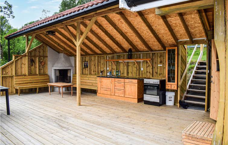 Ferienhaus für 5 Personen mit Terrasse in Vråvatn, Kviteseid