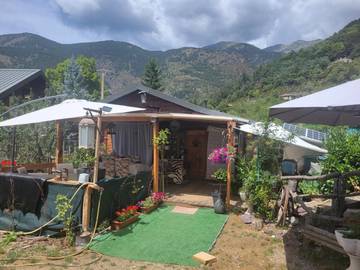 Cottage pour 2 personnes, avec jacuzzi et jardin à Valdeblore