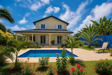 Chambre d’hôte pour 2 personnes, avec jardin ainsi que jacuzzi et piscine sur l' Île de la Réunion