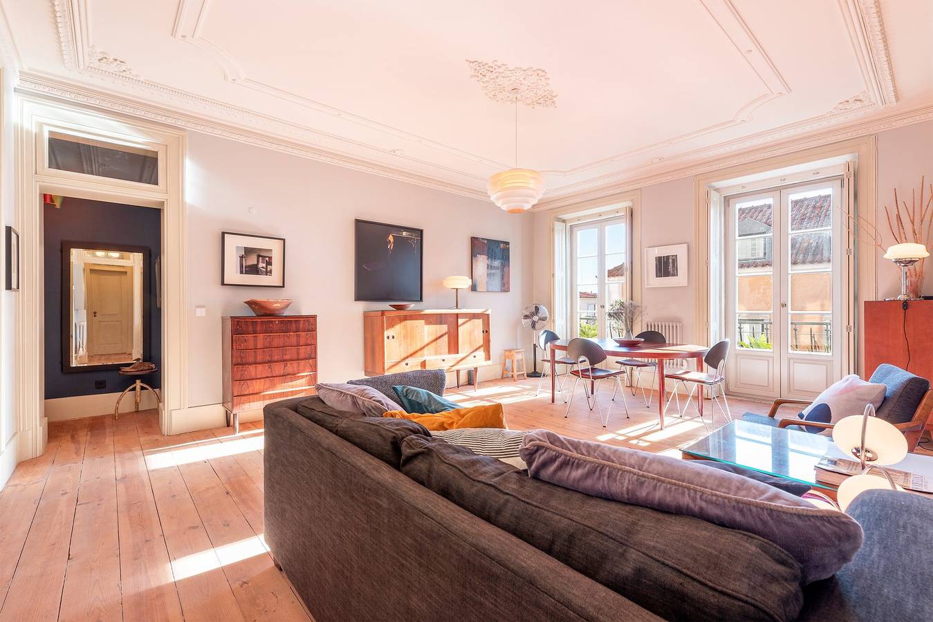 Geheel appartement, Vakantieappartement voor 4 personen met tuin in Lapa, Lissabon