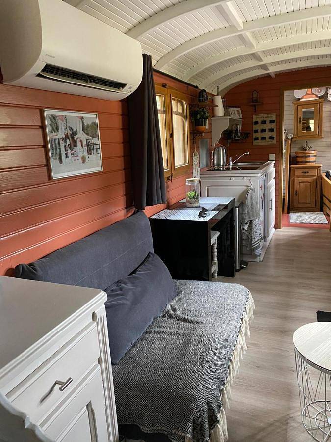 Maison de campagne pour 2 personnes, avec jardin ainsi que piscine et vue à Le Soler - 3