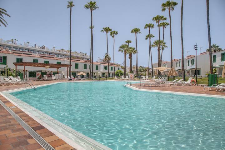Location de vacances pour 6 personnes, avec Jardin et Bassin pour enfant à Playa del Inglés