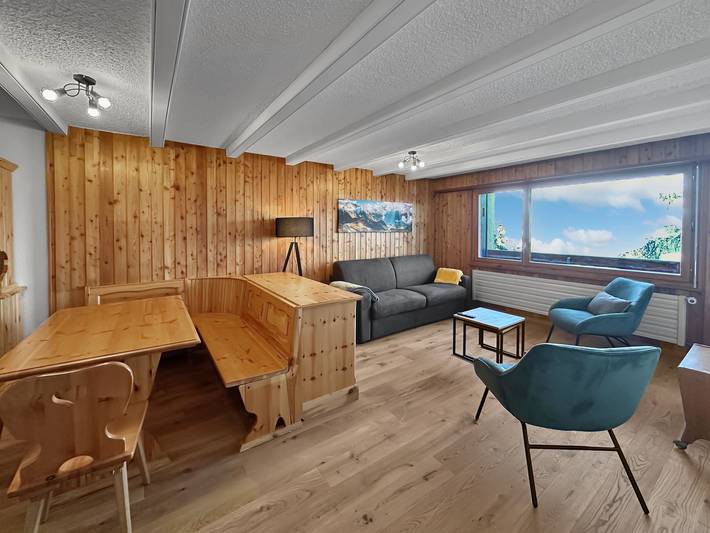 Ferienwohnung für 5 Personen, mit Terrasse und Pool sowie Sauna in Les Collons