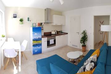 Gîte pour 3 personnes, avec jardin et terrasse, animaux acceptés à Wolfersdorf (Bavière)