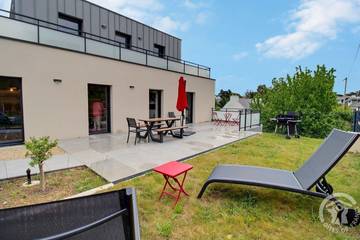 Gîte pour 6 personnes, avec terrasse et jardin à Étables-sur-Mer