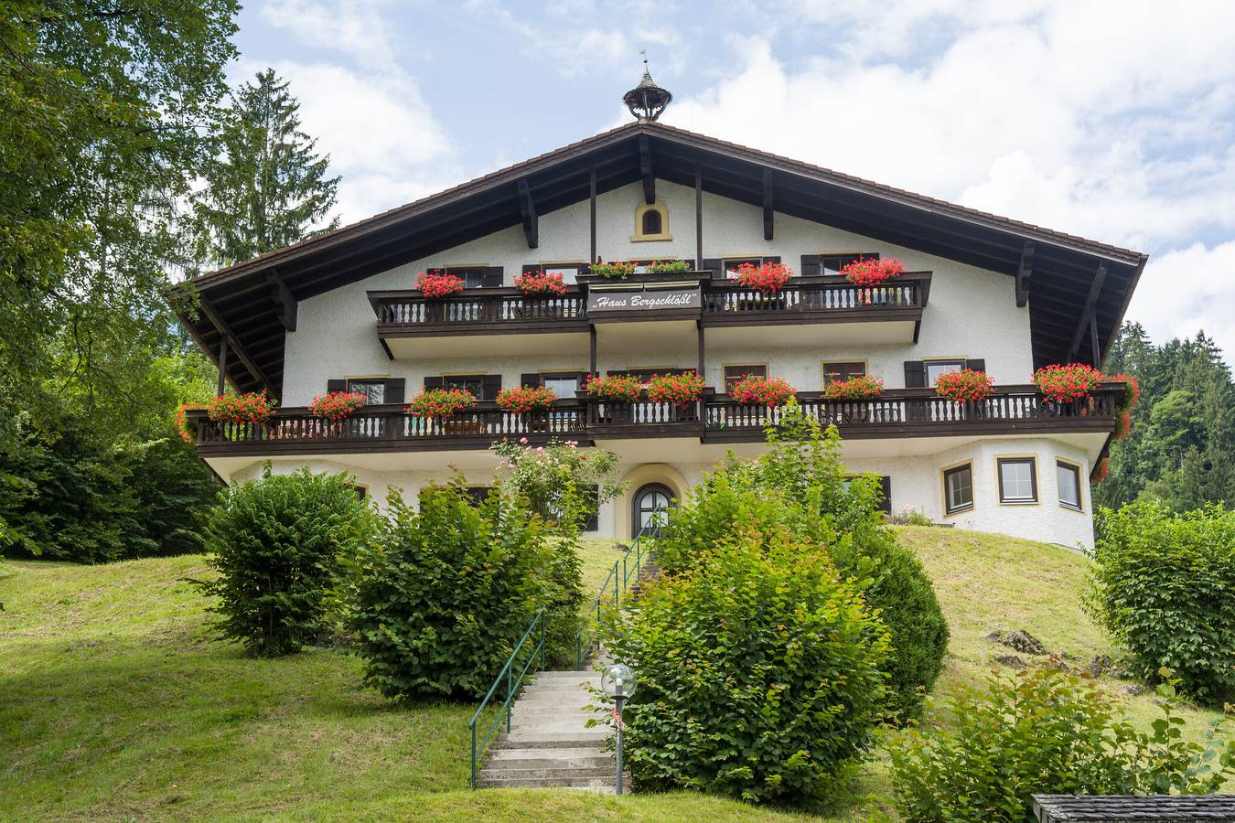 Ganze Ferienwohnung, Ferienwohnanlage Bergschlößl Wohnung Nr. 5 - Ferienwohnung Nr. 5, 50qm, 1 Schlafzimmer, Erker, Terrasse in Oberaudorf, Bayerische Alpen