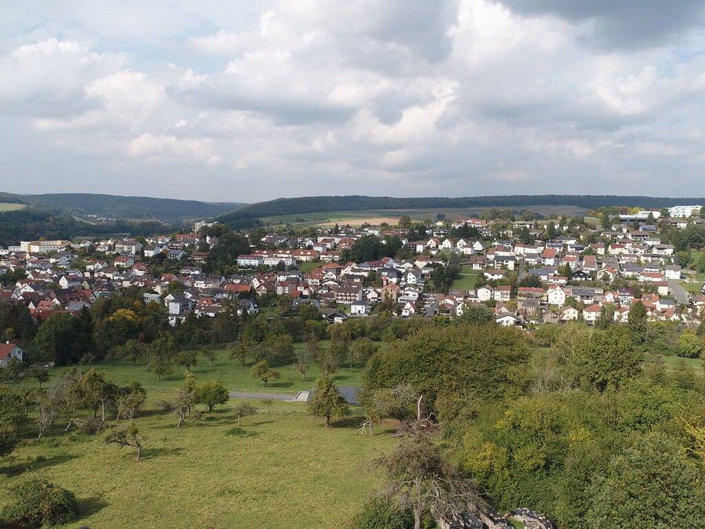 Huis Fernblick Appartement 1 in Bad König, Main-Odenwald
