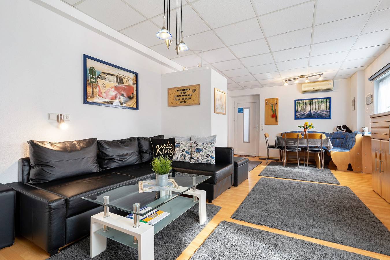Ganze Wohnung, Ferienwohnung, 50qm, Terrasse' mit Gemeinschaftsterrasse, Gemeinschaftsgarten und Wlan in Sexau, Südschwarzwald