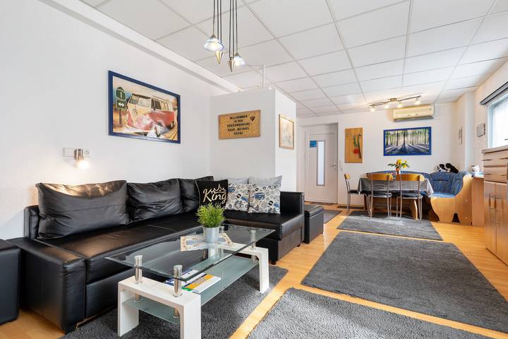 Ganze Wohnung, Ferienwohnung, 50qm, Terrasse' mit Gemeinschaftsterrasse, Gemeinschaftsgarten und Wlan in Sexau, Südschwarzwald