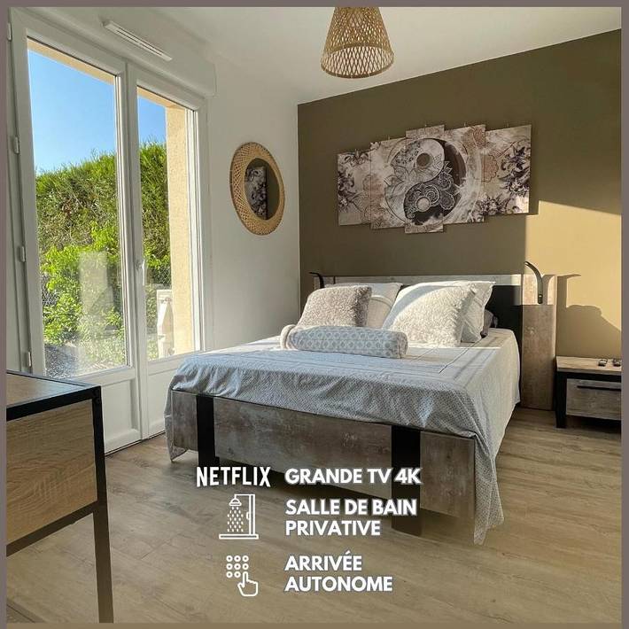 Maison d’hôte pour 2 personnes, avec jardin et terrasse