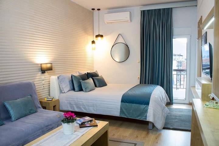 Gîte pour 2 personnes, avec vue et terrasse dans Kalambáka