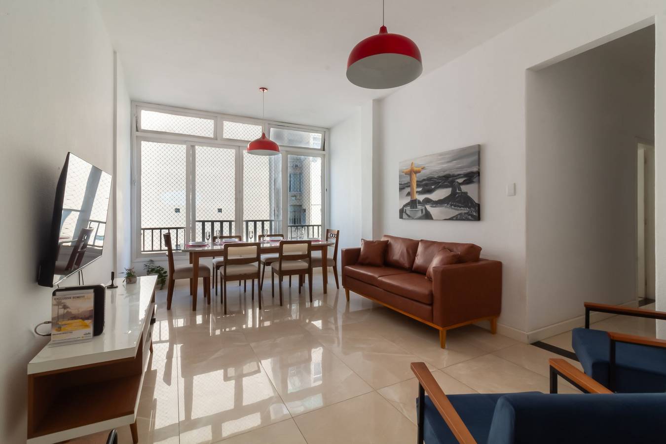 Hel lejlighed, Flat in Copacabana 4 minutes from the beach | Sf704 in Copacabana, Rio de Janeiro