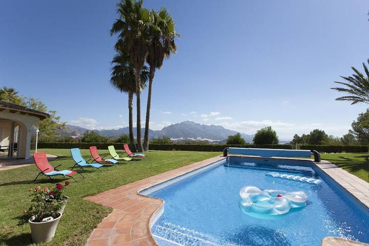 Casa rural para 6 personas, con vistas al mar además de piscina y jardín en Polop de la Marina - 2
