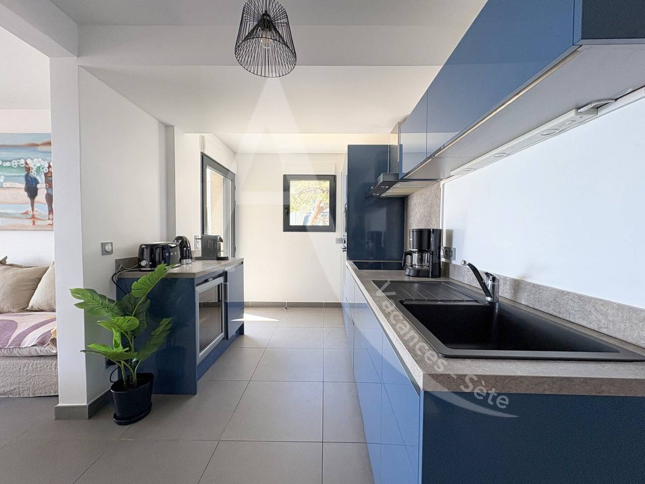 Appartement entier, 250 / Superbe T4 Climatisé En Front De Mer in Sète, Côte d'Améthyste