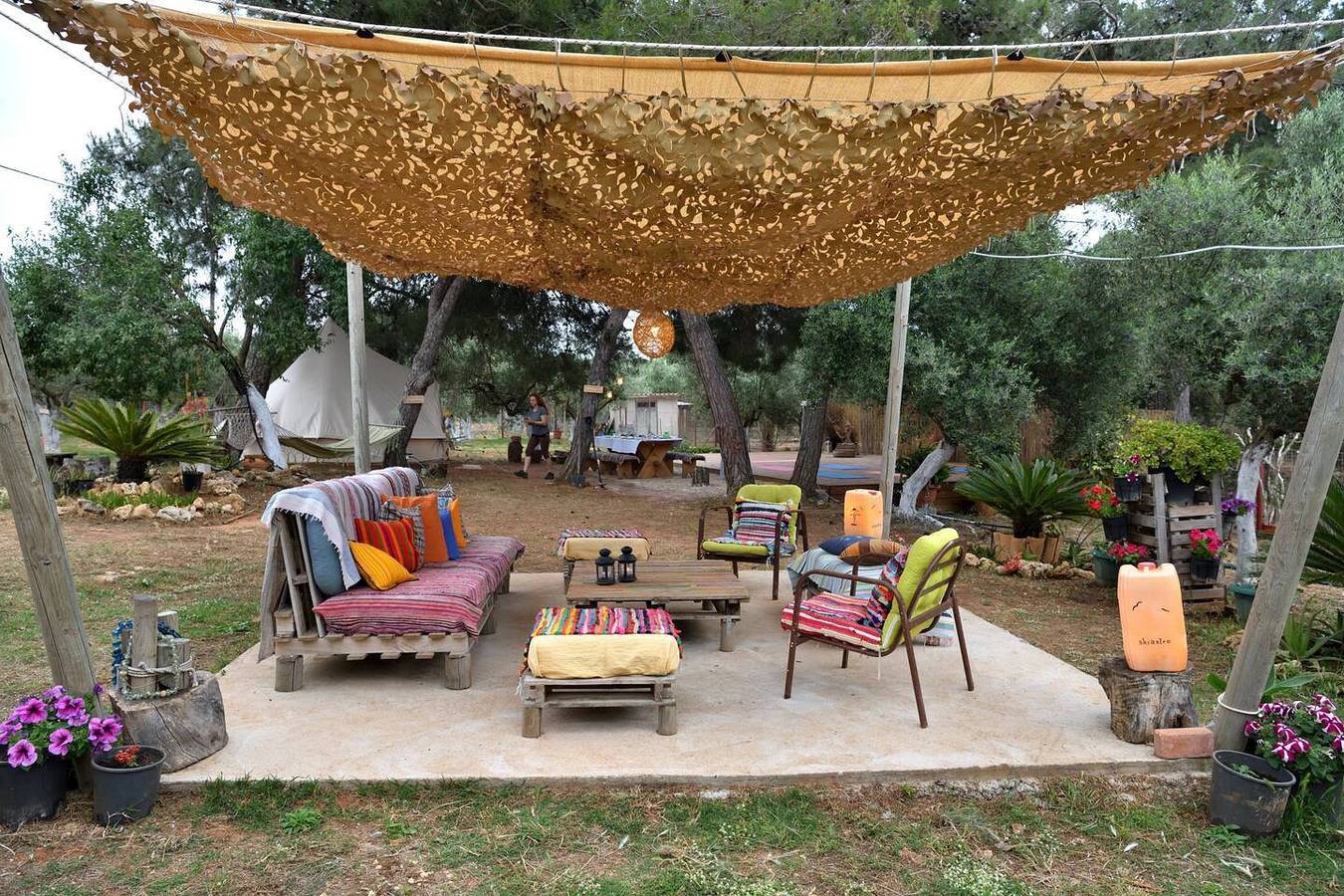 Glamping at a Lovely Tent in Skiaxtro- Marathopoli in Messenia region