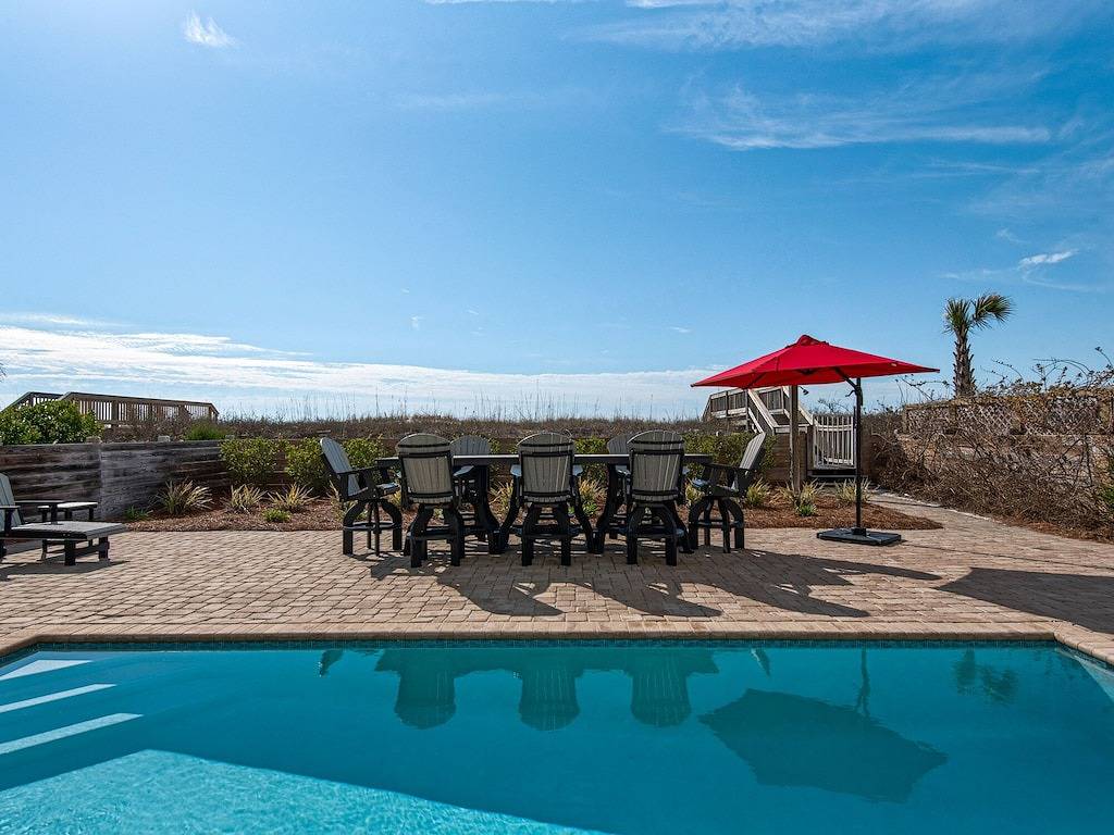 Luxuriöse 7 Br Beach Home Direkt am Golf! Familienurlaub am Strand, privater Pool in Destin, Emerald Coast