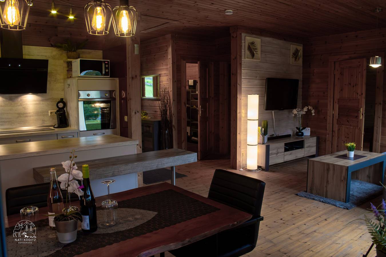 Casa de madera 'Eifel' con jardín privado y wifi in Oberkail, Bitburg-Prüm