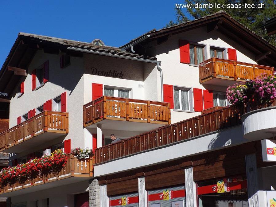 Apartamento vacacional entero, Domblick in Saas Fee, Alpes del Valais