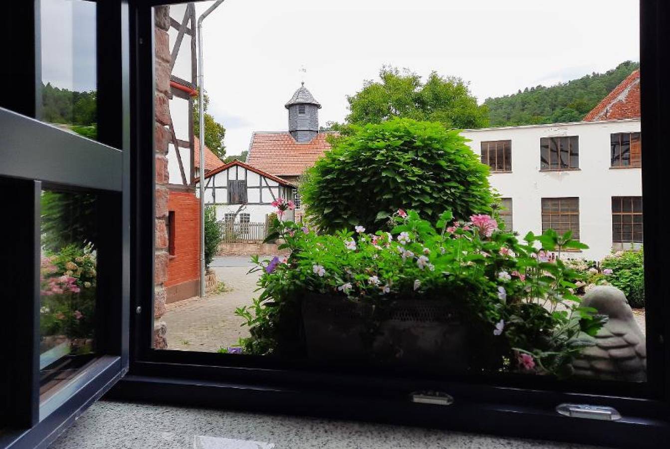 Ganze Wohnung, Ferienwohnung 'Alter Kuhstall' mit Privatterrasse und Wlan in Neuenstein, Knüllgebirge
