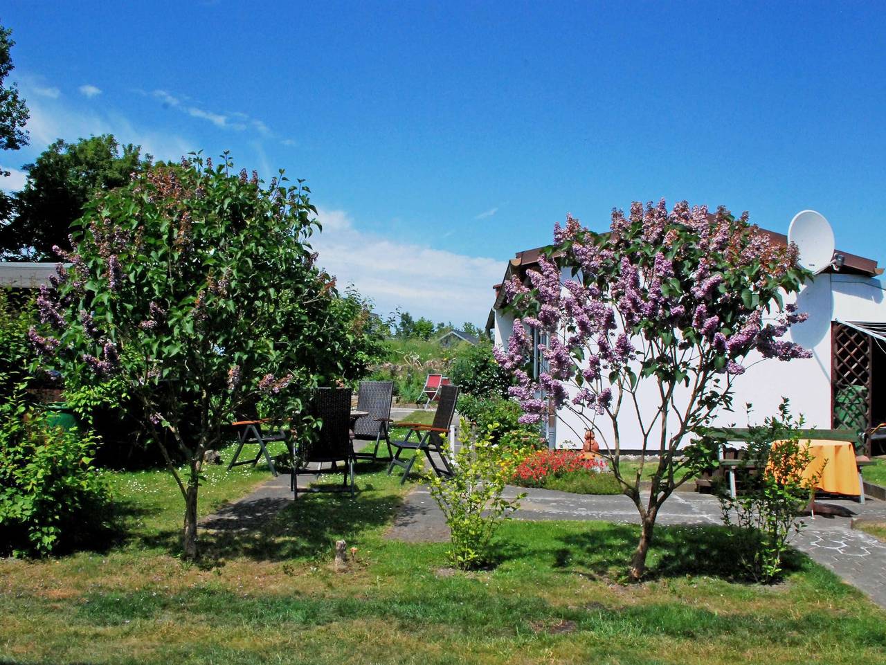 Ganze Ferienwohnung, Deb 017 Bungalow mit Gartenterrasse in Altefähr in Altefähr, Stralsund Umland