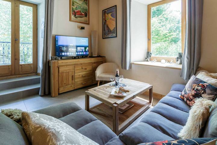 Gîte pour 4 personnes, avec balcon et balcon/terrasse dans Office De Tourisme De La Vallee Blanche - 3