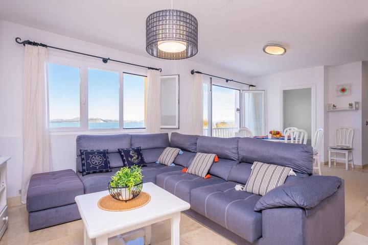 Ganze Ferienwohnung, Brisa Marina - Modernes Apartment direkt am Meer in Colònia de Sant Pere – Kostenloses Wlan in Playa de Colonia de Sant Pere (Artà), Artà