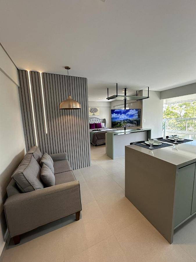 Appartement de vacances pour 2 personnes, avec terrasse et vue ainsi que sauna et piscine