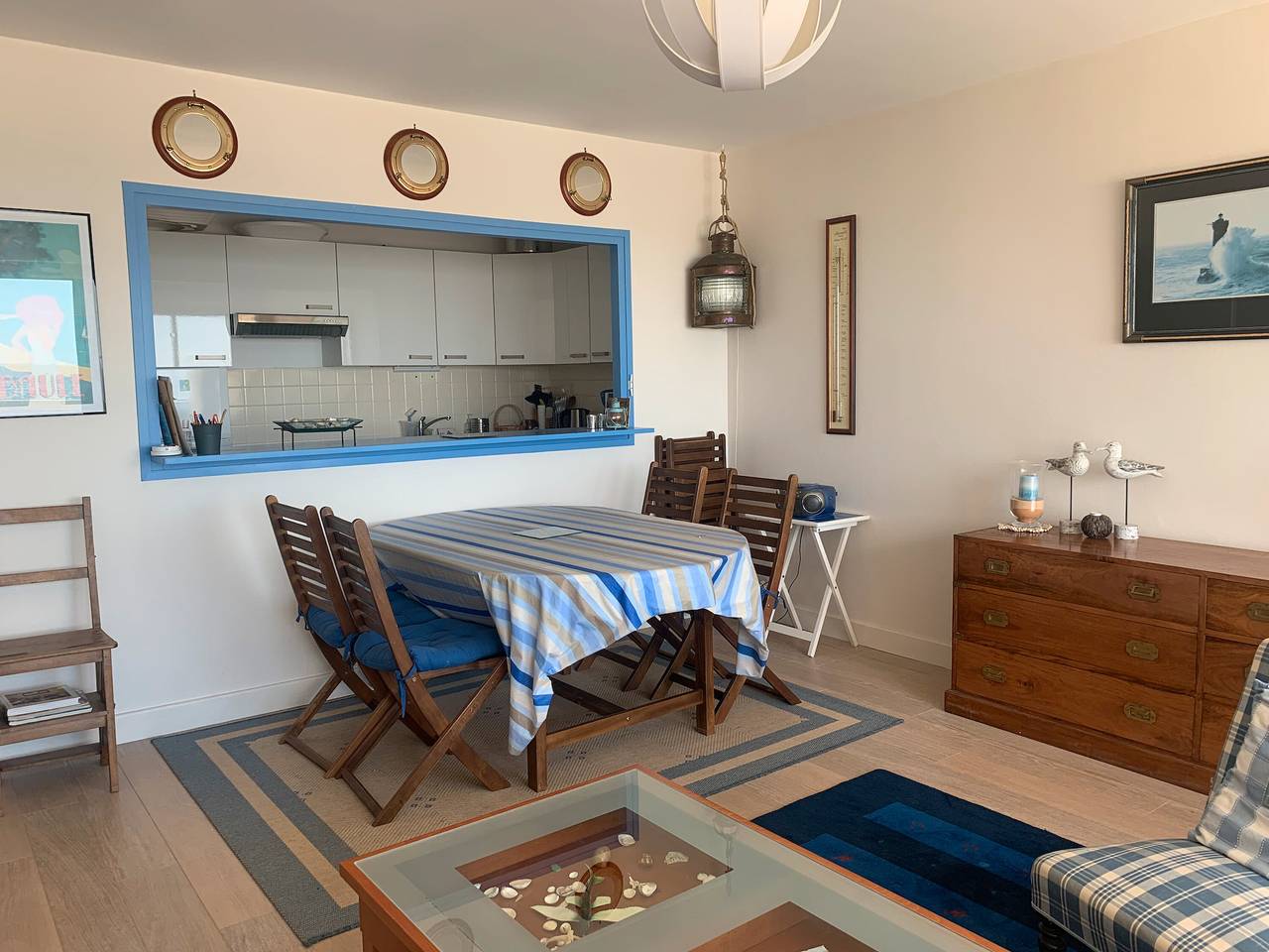 Ganze Wohnung, Ferienwohnung 'La Baule, T3 Les Pieds Dans L'océan' mit Meerblick und Balkon in La Baule-Escoublac, Côte d'Amour