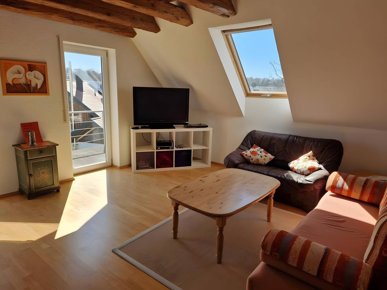 Ganze Wohnung, Ferienwohnung 'Goelz' mit Seeblick, Wlan und Klimaanlage in Bad Schussenried, Landkreis Biberach