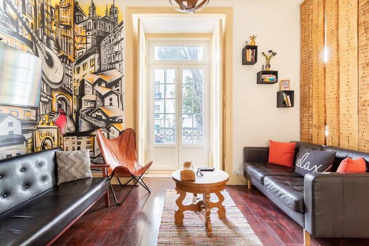 Apartamento de férias para 8 pessoas, com varanda/terraço em Lisboa