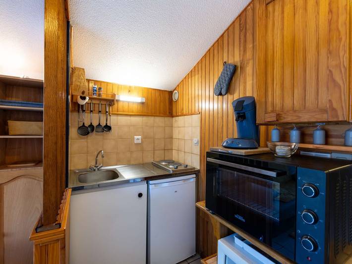 Estudio entero, Apartamento acogedor para 4 pers con wifi y taquilla para esquí, Gourette in Gourette, Eaux-Bonnes