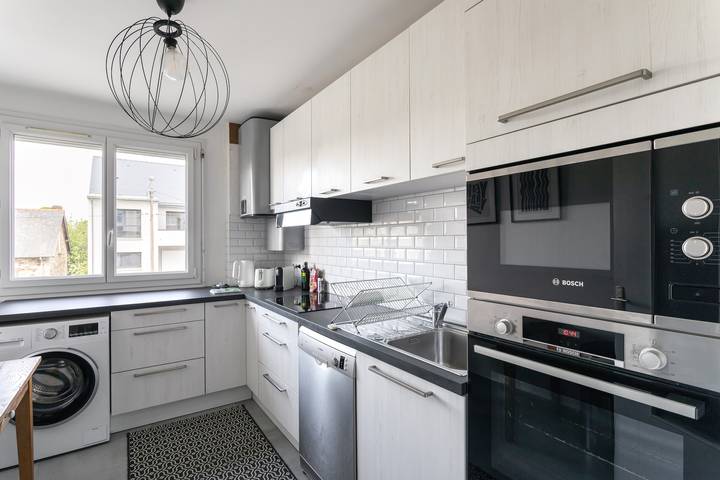 Apartamento entero, Apartamento de vacaciones para 6 personas in Rennes, Región de Rennes