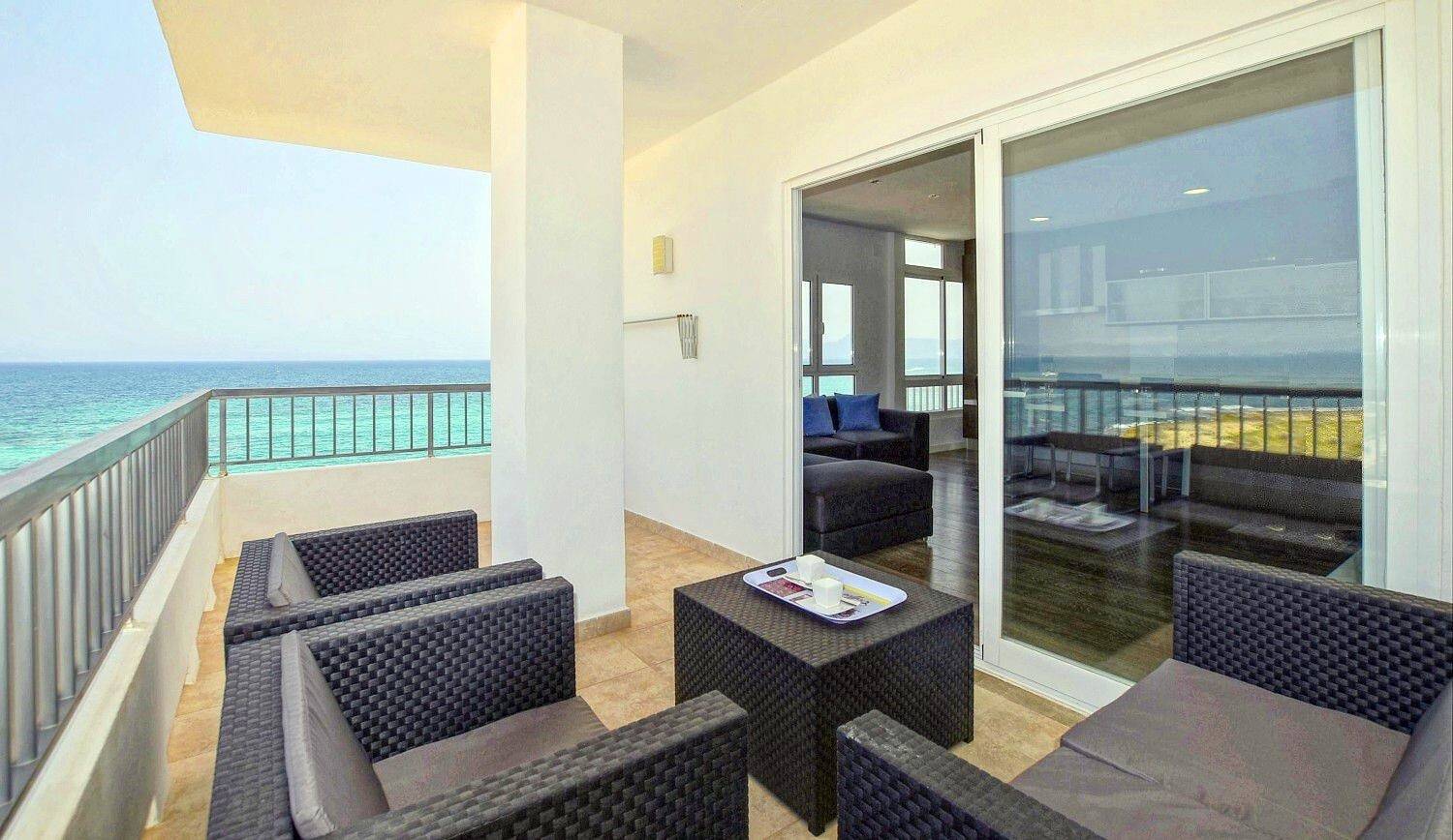 Ganze Wohnung, Ferienwohnung 'Son Baulo' mit Meerblick, privater Terrasse und Wlan in Playa de Son Bauló, Santa Margalida