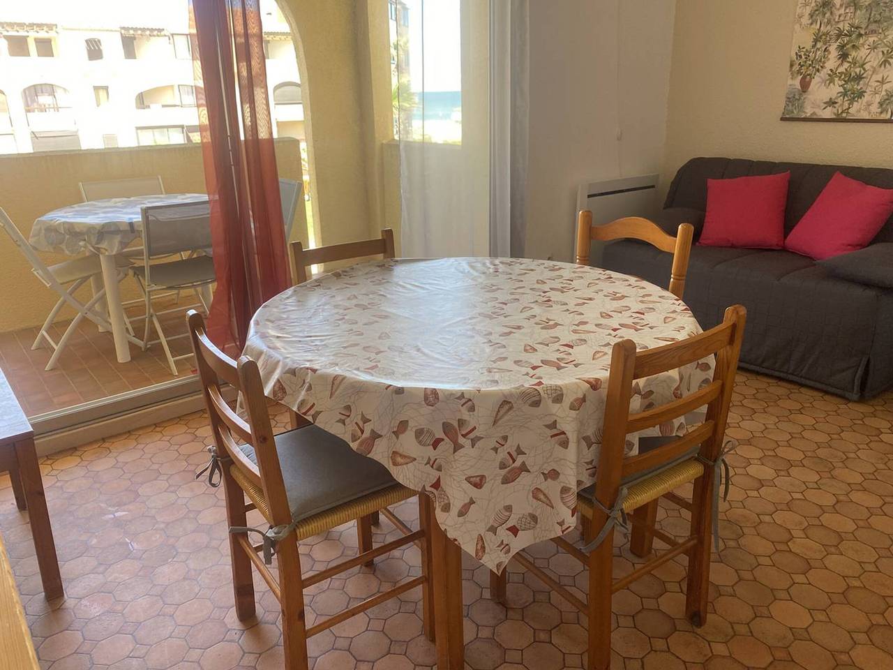 Ganzes Studio, Studio Kabine mit Terrasse und Parkplatz 100m vom Strand in Le Barcarès, Côte d'Améthyste