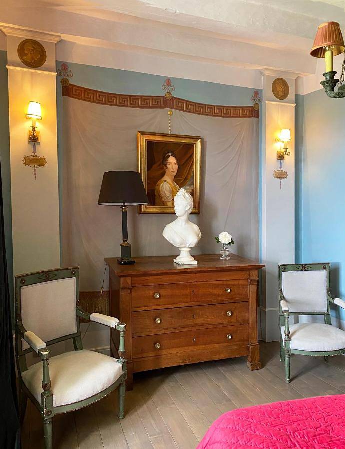 Chambre d’hôte pour 2 personnes, avec vue ainsi que terrasse et jardin à Freigné
