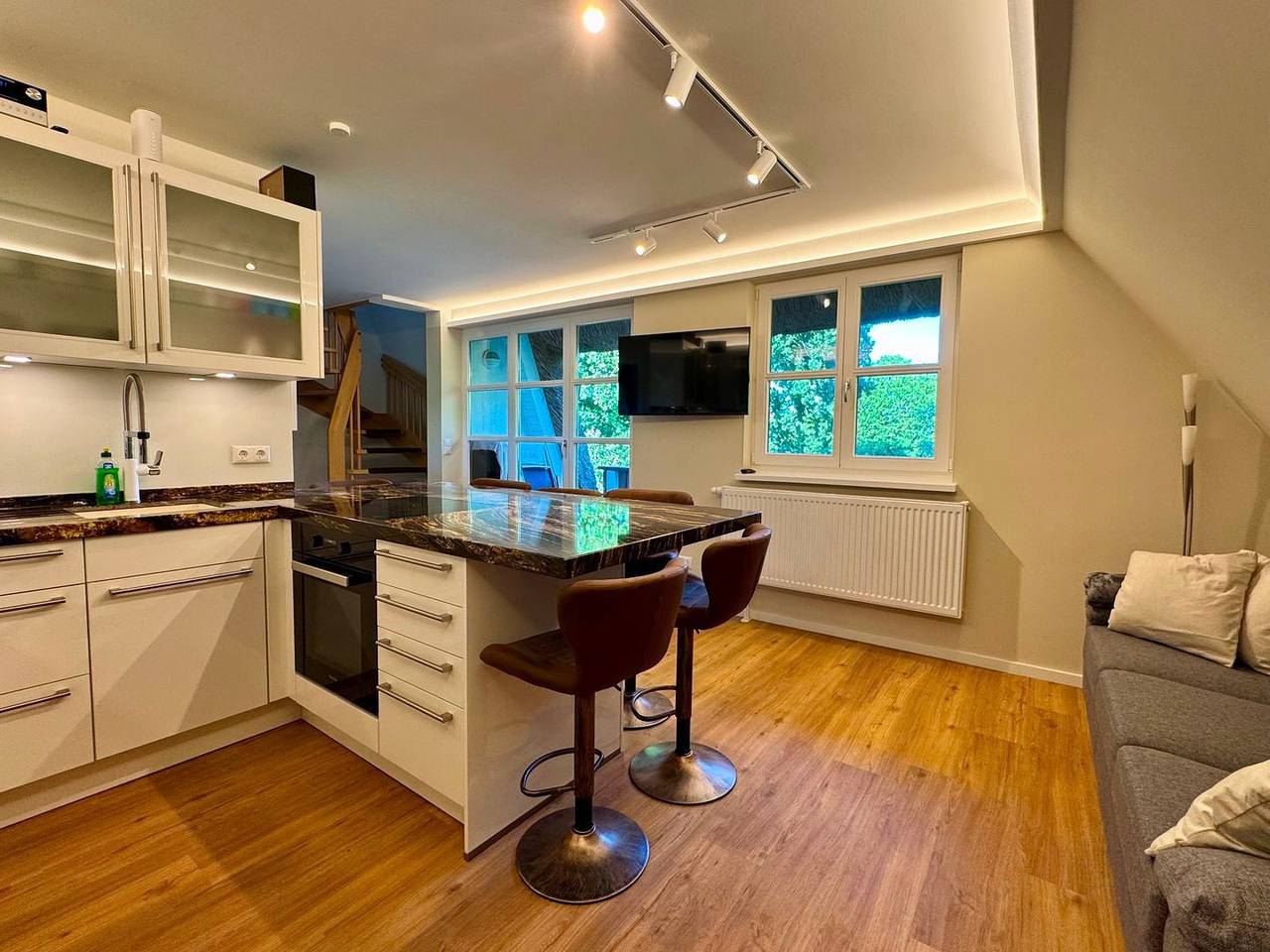 Ganze Wohnung, Ferienwohnung "Malergarten 5" - Maisonette ca. 65 m² für 2-4 (5) Personen mit Balkon in Niehagen, Ahrenshoop