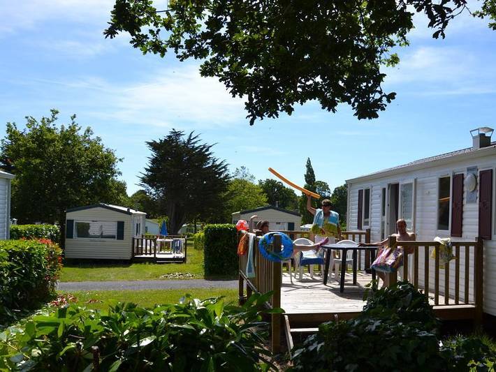 Camping La Mer Blanche  - Mobilheim 6 personen - Komfort - 3 Zimmer in Bénodet, Côte de Cornouaille