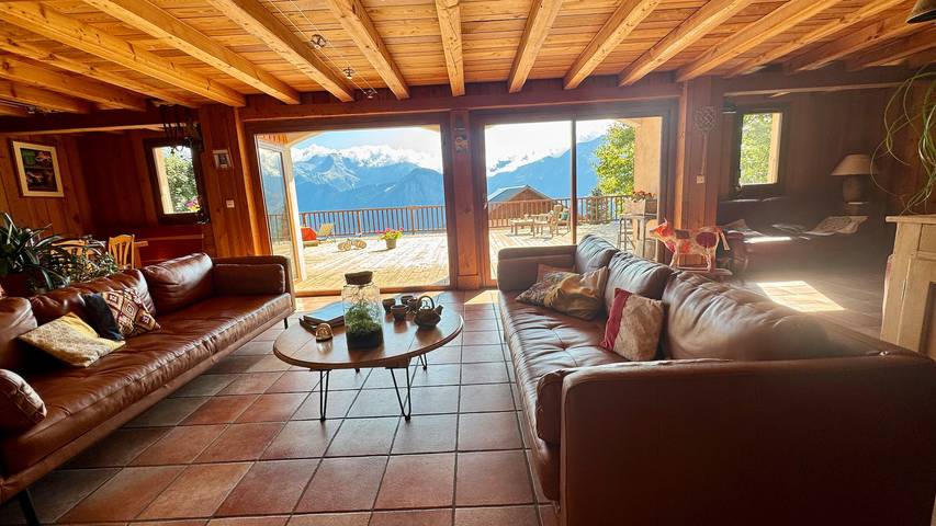 Chalet pour 19 personnes, avec sauna et balcon à Villard-Reculas