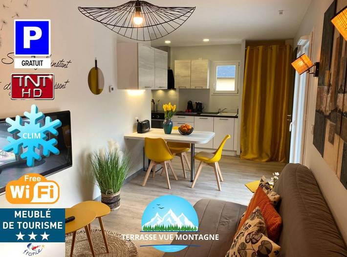 Gîte pour 4 personnes, avec terrasse à Drumettaz-Clarafond - 2