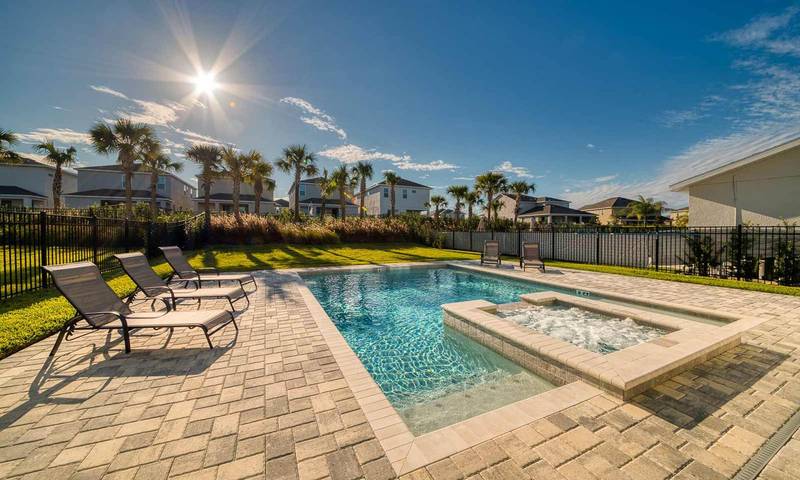 Beautiful 5 Star Villa on Encore Resort at Reunion with Large Private Pool, Orlando Villa 4496 in Reunion (FL), Four Corners